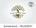 root of the tree logo... | Shutterstock .eps vector #781200937