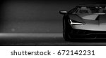 Generic Black Sports Car  With...