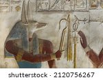 Bas Relief Of The God Anubis In ...