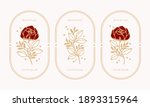 vector feminine logo design... | Shutterstock .eps vector #1893315964