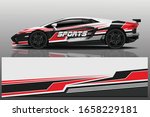 sports car wrapping decal design | Shutterstock .eps vector #1658229181