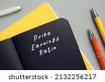 Small photo of Conceptual photo about Price Earnings Ratio with written text.