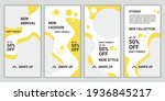 set of social media templates... | Shutterstock .eps vector #1936845217