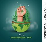 happy world environment and... | Shutterstock .eps vector #2157929617