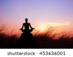 Woman Yoga And Meditation...
