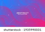 abstract colorful geometric... | Shutterstock .eps vector #1935990031