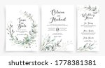 elegant greenery on wedding... | Shutterstock .eps vector #1778381381