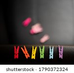 Colored Clothespins....