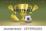web banner with fottball... | Shutterstock .eps vector #1975952201