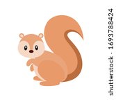 adorable squirrel vector... | Shutterstock .eps vector #1693788424