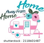 home away from home svg vector... | Shutterstock .eps vector #2118601487
