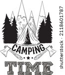 camping time svg vector... | Shutterstock .eps vector #2118601787