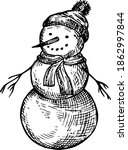 Snowman For Any Kind Of Design...