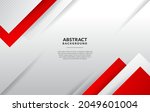 red white modern abstract... | Shutterstock .eps vector #2049601004