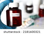 Small photo of Tetanus Antitoxin in bottles,Medicines are used to treat sick people