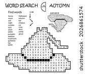Word Search Crossword Puzzle....