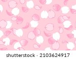 flower petals flying seamless... | Shutterstock .eps vector #2103624917