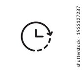 timer simple thin line icon... | Shutterstock .eps vector #1933127237