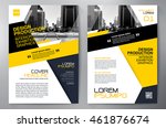 business brochure flyer design... | Shutterstock .eps vector #461876674