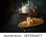 Indian Masala Chai Or Tea Ion...