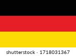 germany flag vector graphic.... | Shutterstock .eps vector #1718031367
