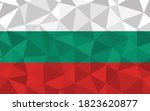 low poly bulgaria flag vector... | Shutterstock .eps vector #1823620877