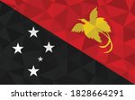 low poly papua new guinea flag... | Shutterstock .eps vector #1828664291