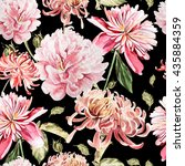 Vintage Floral Wallpaper Pattern Free Stock Photo - Public Domain Pictures