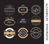bicycle labels templates... | Shutterstock .eps vector #1676845174