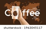 3d hand holding coffee take... | Shutterstock .eps vector #1963045117