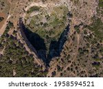   Heart Shaped Crater At Lavrio ...