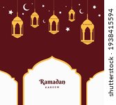 ramadan kareem background with... | Shutterstock .eps vector #1938415594