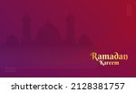 ramadan kareem background with... | Shutterstock .eps vector #2128381757