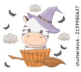 halloween illustration of a... | Shutterstock .eps vector #2159980637