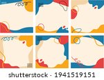 set abstrac cute feed social... | Shutterstock .eps vector #1941519151