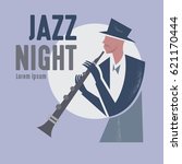 jazz night | Shutterstock .eps vector #621170444
