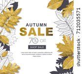 Autumn Sale Banner With 3d...