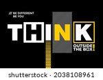 think outside the box  modern... | Shutterstock .eps vector #2038108961