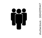people icon. group symbol... | Shutterstock .eps vector #1834399447