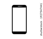 smartphone with blank white... | Shutterstock .eps vector #1927547441