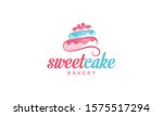Sweet Cake Logo Cupcake Logo...