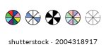 Spinner Set Vector Type Icon