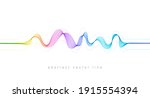 abstract flowing wavy lines.... | Shutterstock .eps vector #1915554394