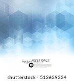 vector abstract geometric... | Shutterstock .eps vector #513629224