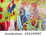 detail of the painting as a... | Shutterstock . vector #693190987