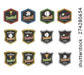 set of labels for baseball.... | Shutterstock .eps vector #274280654