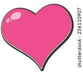 Giant Cartoon Pink Love Heart.