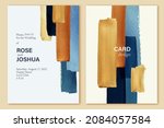 abstract card design with... | Shutterstock .eps vector #2084057584