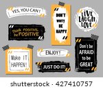 vector quote boxes collection.... | Shutterstock .eps vector #427410757