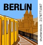 Vector Illustration Of Berlin...
